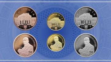 BNR lansează pe 1 iulie trei noi monede, pentru colecţionari