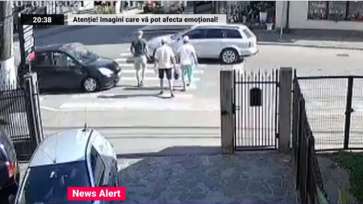 Trei oameni loviți în plin pe trecerea de pietoni în Borșa de o șoferiță care abia luase permisul