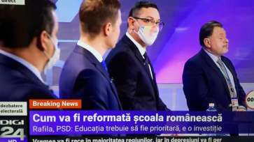 Impostura în educație și redeschiderea școlilor, subiectele care au stârnit patimi în dezbaterea electorală dintre Tomac, Ponta, Cioloș, Rafila, Sighiartău și T. Barna