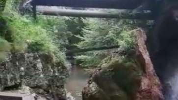 VIDEO: S-a prăbușit cascada Bigăr, unul dintre cele mai frumoase obiective turistice din Parcul Național Cheile Nerei