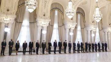 Miniștrii Guvernului Nicolae Ciucă au depus jurământul la Cotroceni. Klaus Iohannis: A fost nevoie să se treacă peste multe orgolii