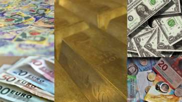 Maxim istoric pentru aur, dolar american și franc elvețian. Cât s-a depreciat leul