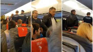 Un avion a aterizat de urgenţă pe Aeroportul Internaţional Viena, din cauza unui român agresiv (Video)