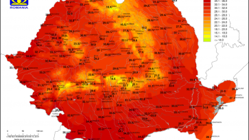 Val de arșiță peste România. Temperaturile au trecut de 40 de grade Celsius